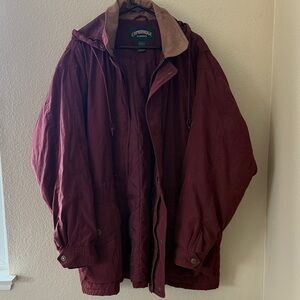Vintage Cambridge Burgundy Raincoat for Men